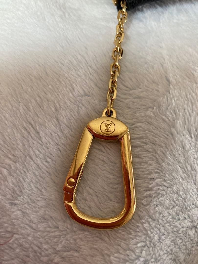 LOUIS VUITTON レザーキーケース モノグラム ポシェット・クレ