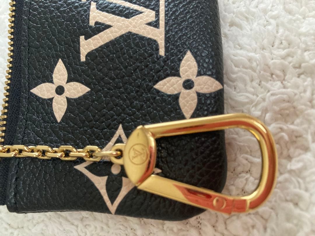 LOUIS VUITTON レザーキーケース モノグラム ポシェット・クレ
