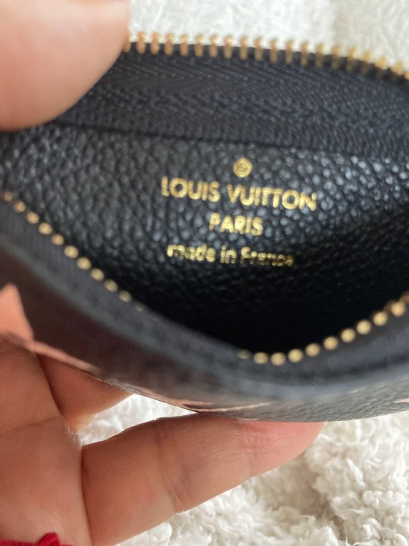 LOUIS VUITTON レザーキーケース モノグラム ポシェット・クレ
