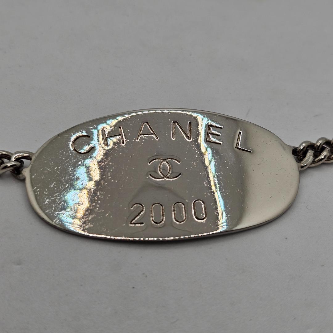 CHANEL シルバー チェーンネックレス 2000年モデル