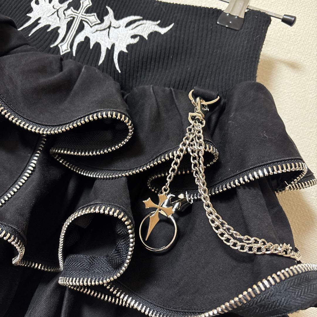 Grrr the Lipperガルルザリッパー 悪魔NOジップスカート ブラック