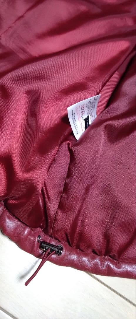 極美品■WIND ARMOR NICHIWA ラムレザー ダウンベスト■Ｍ