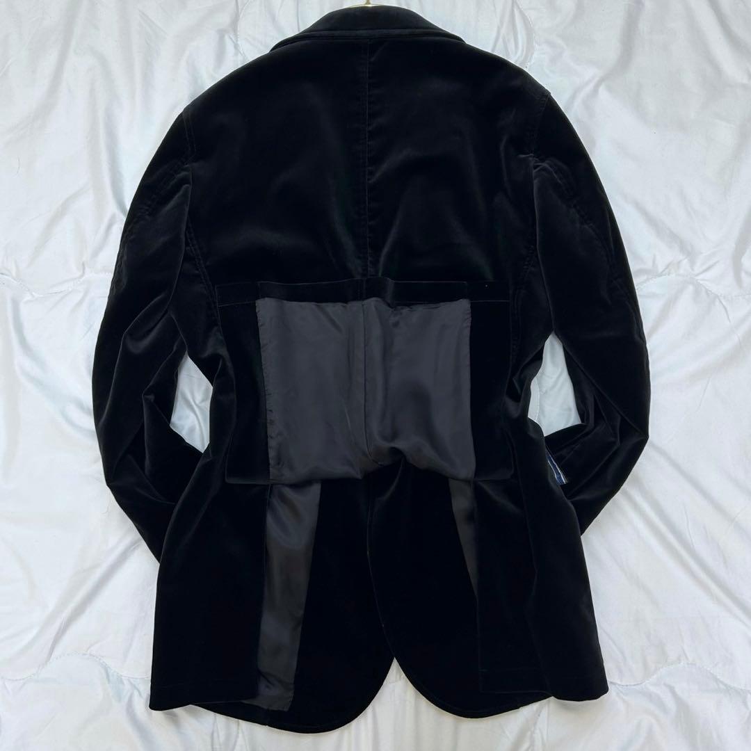 美品 PaulSmith ポールスミス 光沢 ベロア スーツ セットアップ M