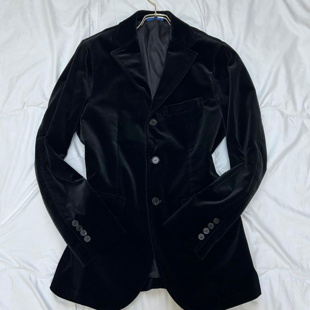 美品 PaulSmith ポールスミス 光沢 ベロア スーツ セットアップ M