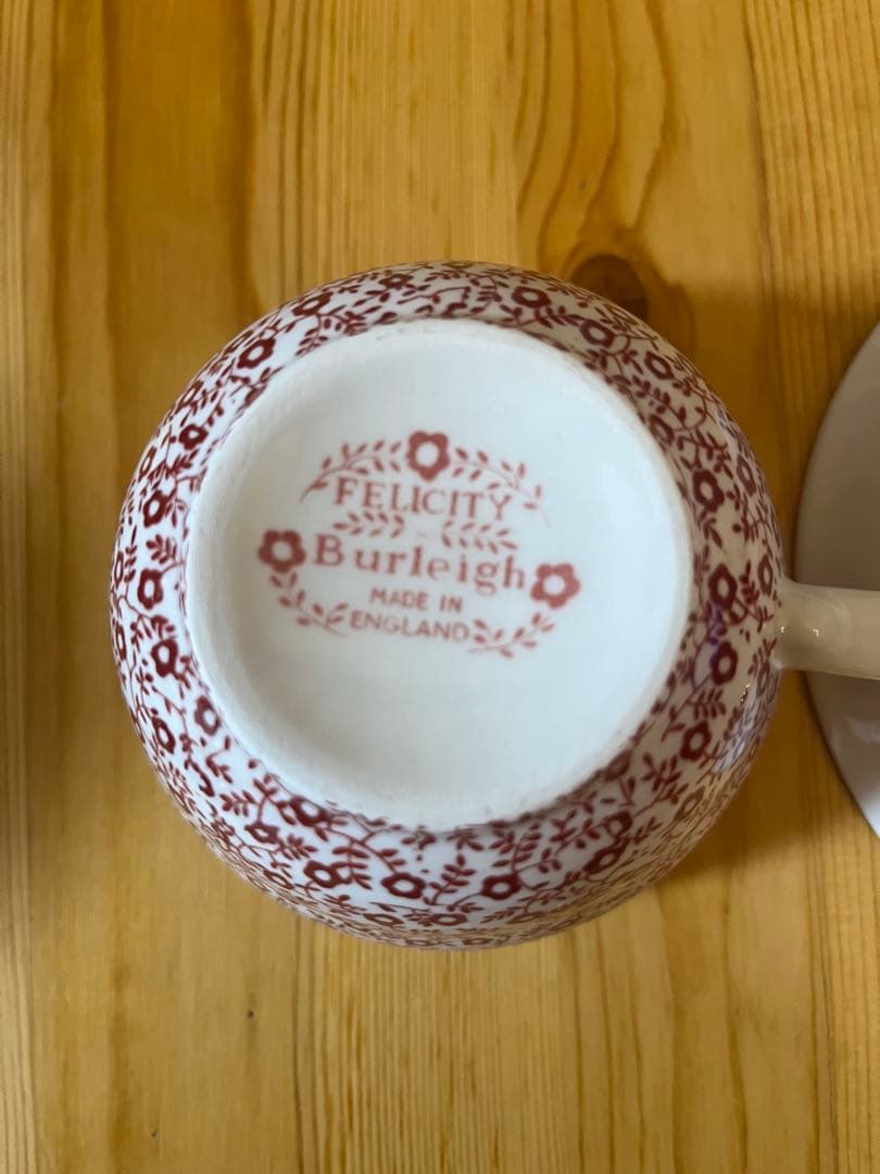 2月19日までSALE♪廃盤バーレイ レッドフェリシテーブレックファーストカップ