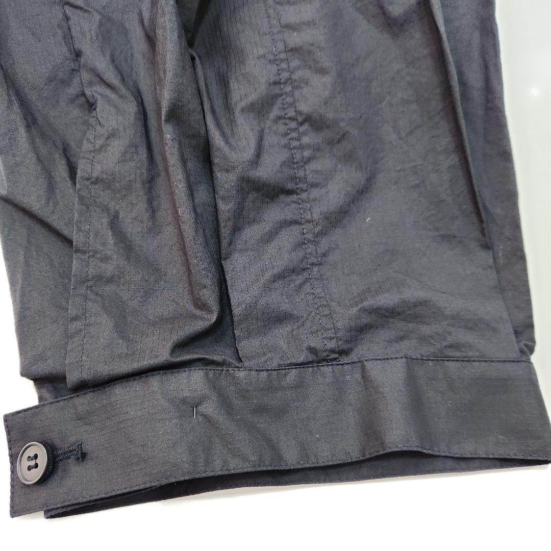 Y-3ブラックカーゴパンツ サイドビックポケット