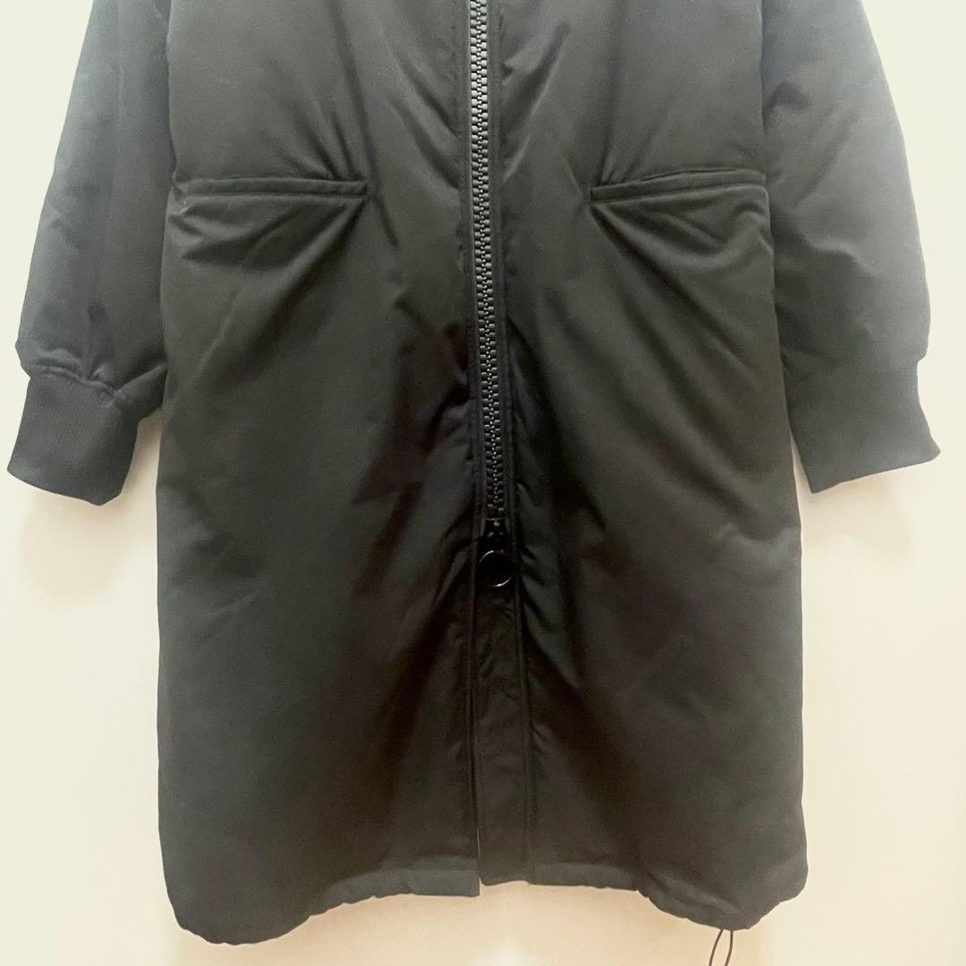 美品 antiqua アンティカ ブラック 中綿 ロングコート 冬