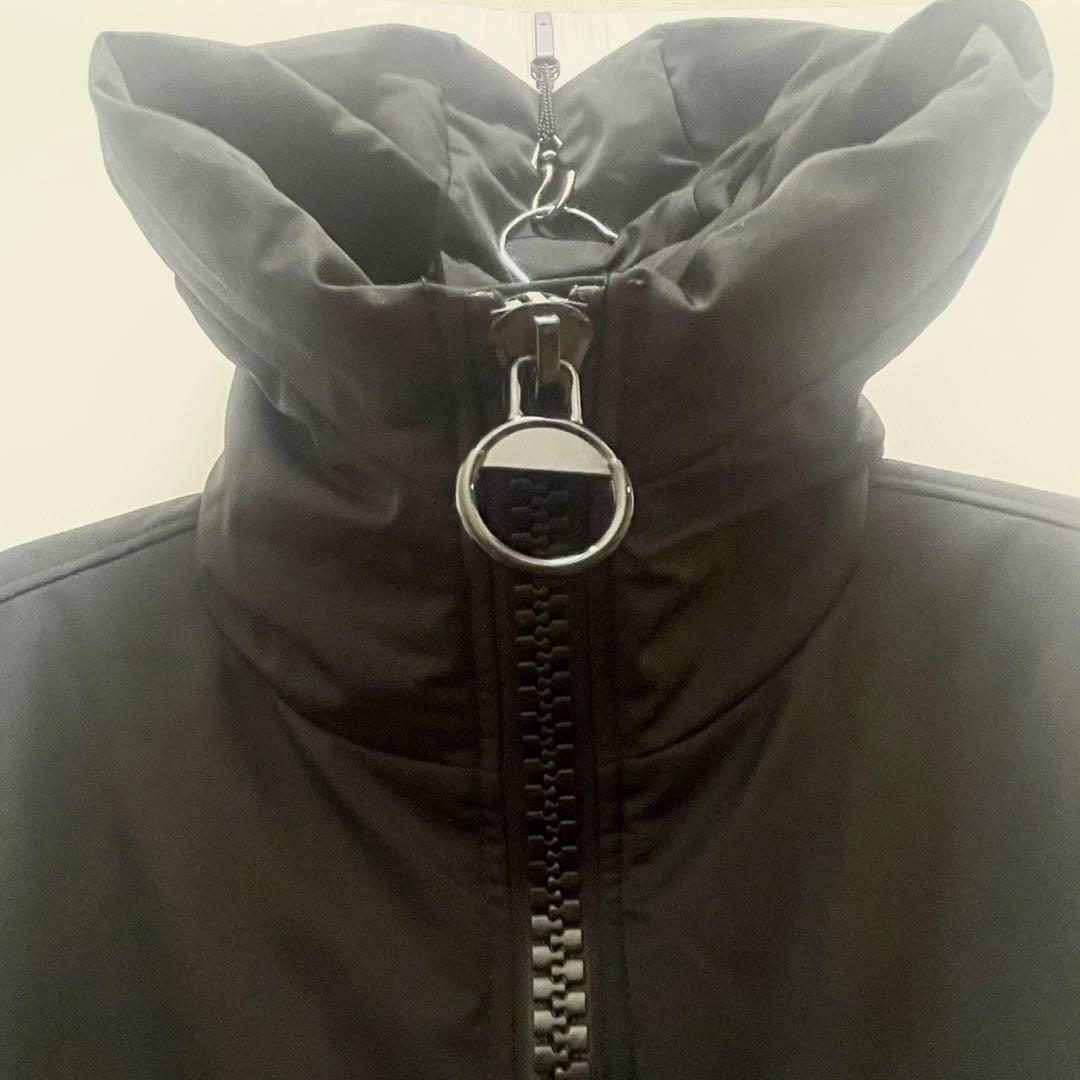 美品 antiqua アンティカ ブラック 中綿 ロングコート 冬