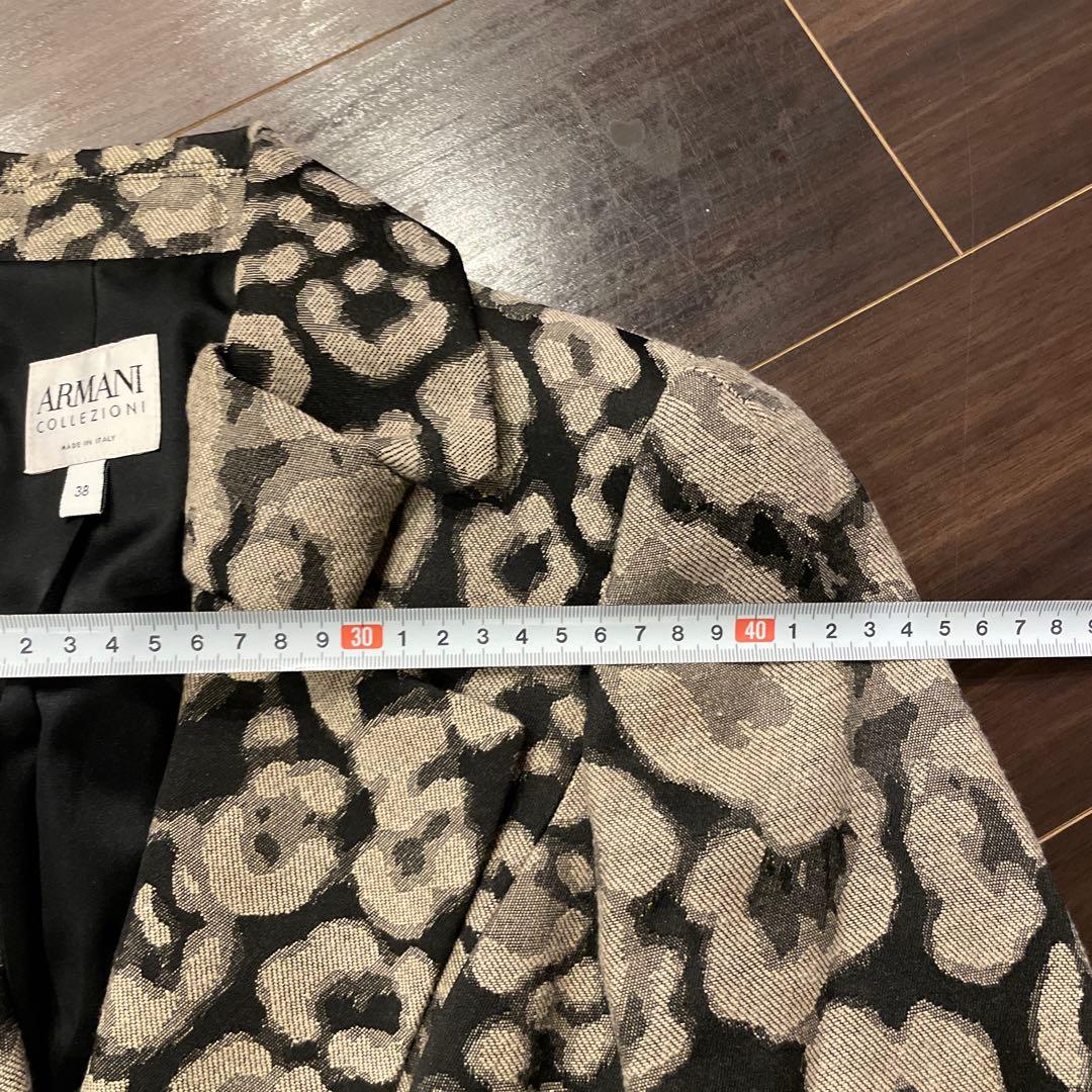 お値下げ‼️ARMANI COLLEZIONI レオパード柄 ジャケット 38