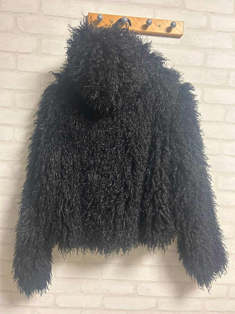 [Liii] LONG FAUX FUR BELTED ジャケット