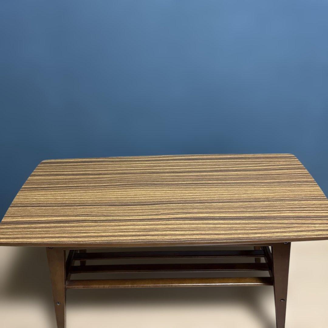 値下げ)カリモク60 サイドテーブル（ウォールナット メラミン）