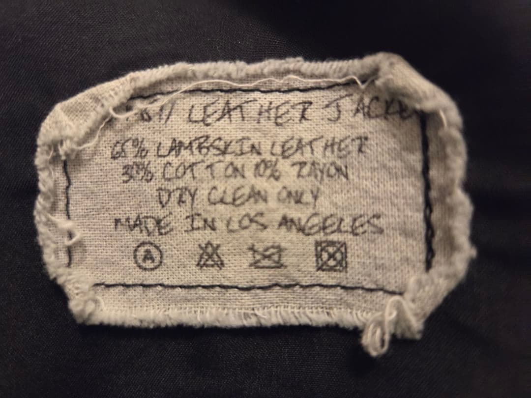 GREG LAUREN 再構築 ミリタリー レザージャケット Size2