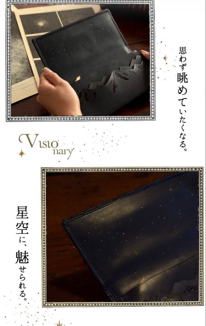 HIRAMEKI. アートヌメレザー≪彗星≫｜長財布【アルプス】