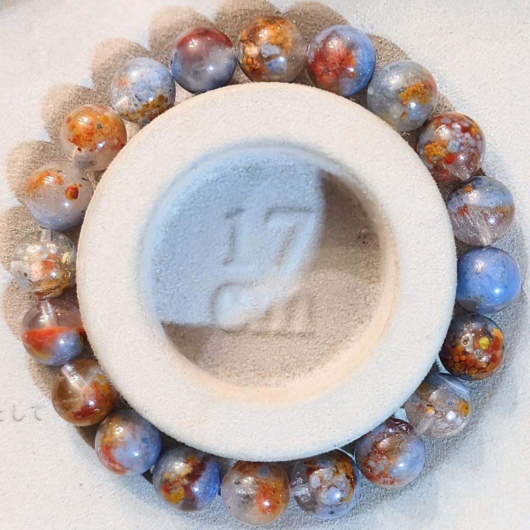 ★(デベン！)スフェルリティックデュモルチェライトinQ 10ミリ珠ブレス