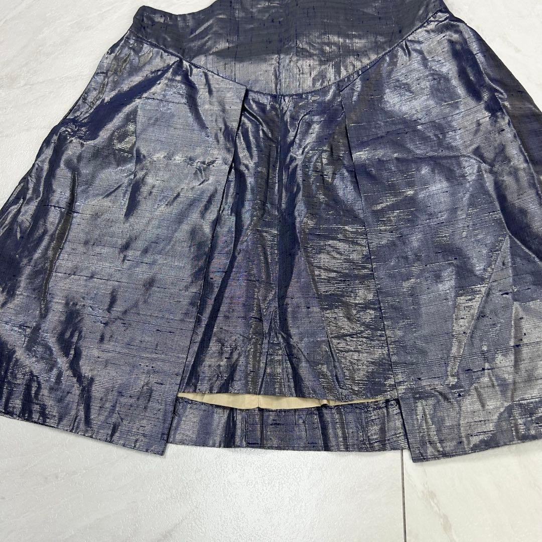 極美品 ヴィヴィアン ウエストウッド 変形 セットアップ メタリック 光沢感