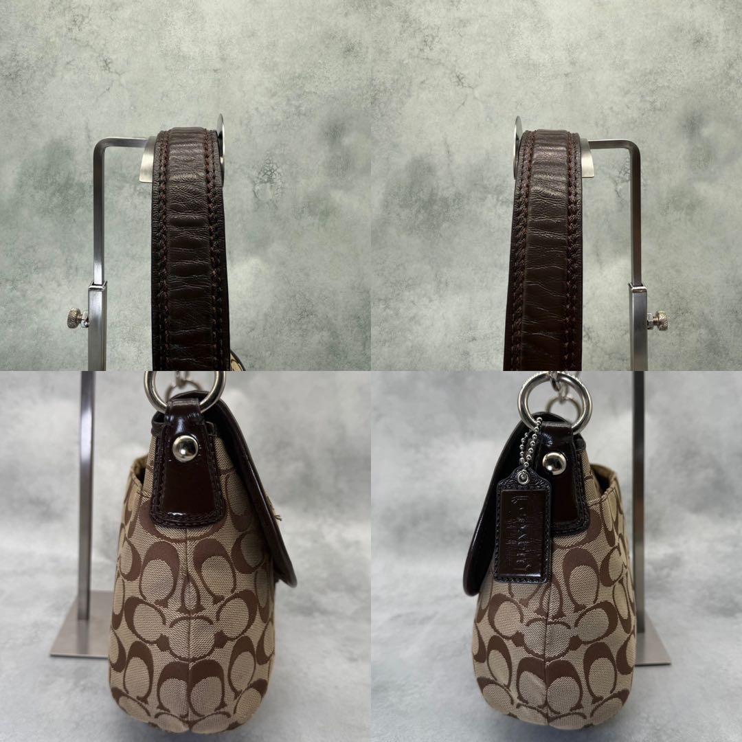 COACH コーチ ワンショルダーバッグ キャンバス ソーホー 肩掛け ブラウン