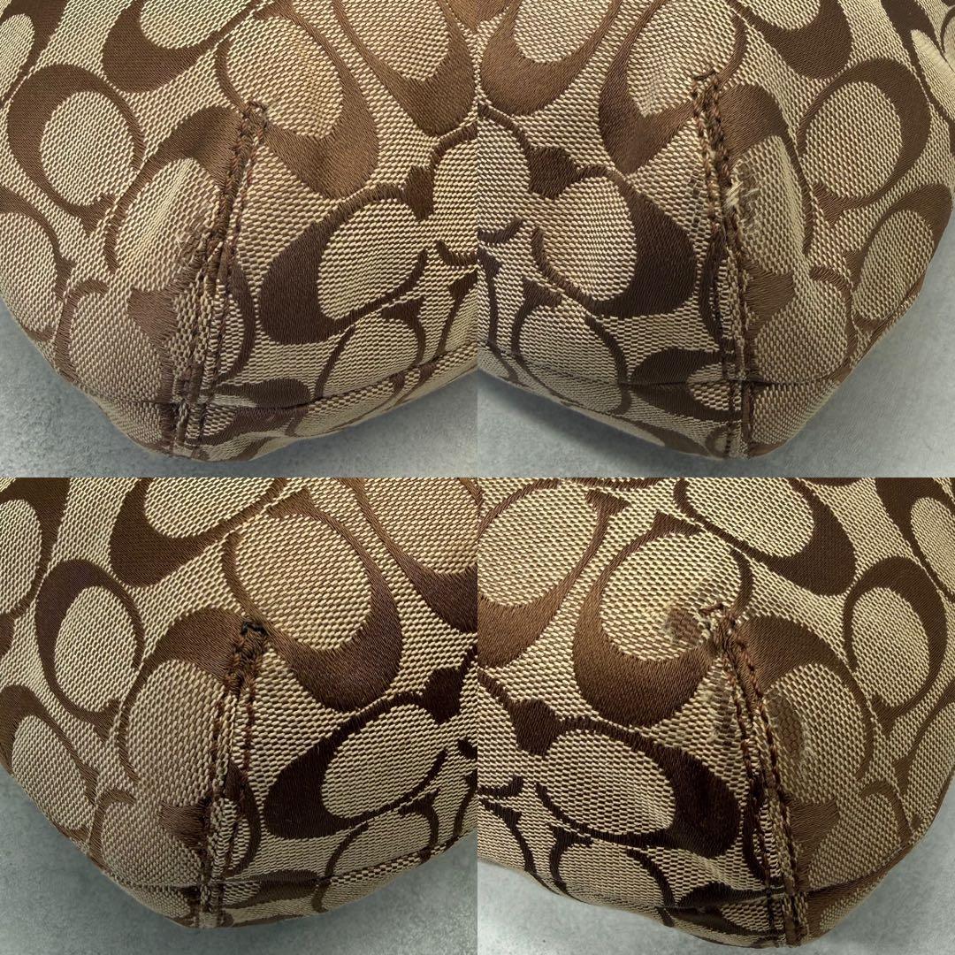 COACH コーチ ワンショルダーバッグ キャンバス ソーホー 肩掛け ブラウン