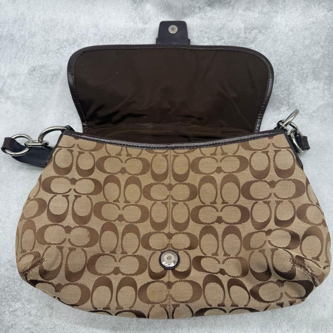 COACH コーチ ワンショルダーバッグ キャンバス ソーホー 肩掛け ブラウン