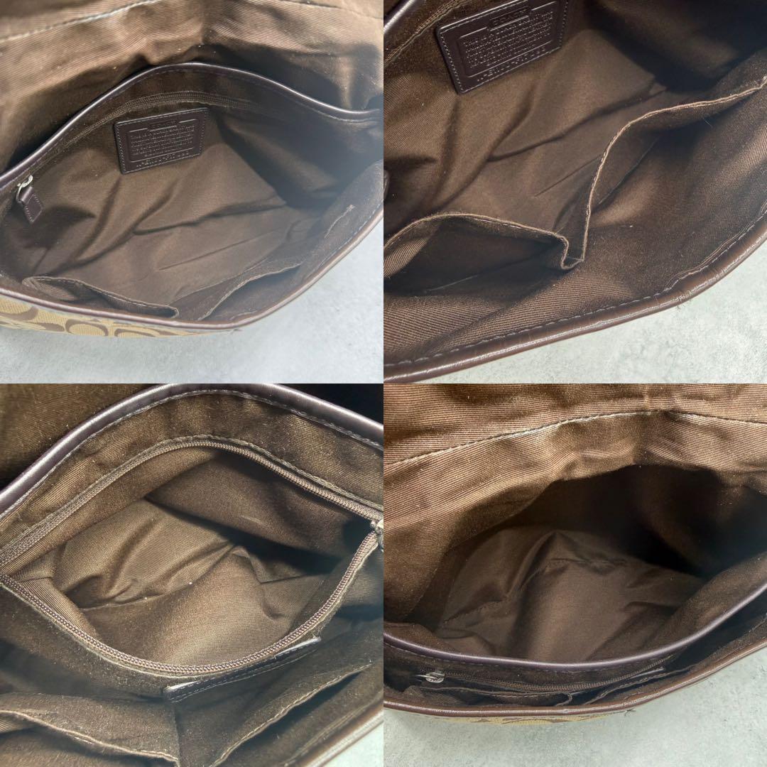 COACH コーチ ワンショルダーバッグ キャンバス ソーホー 肩掛け ブラウン