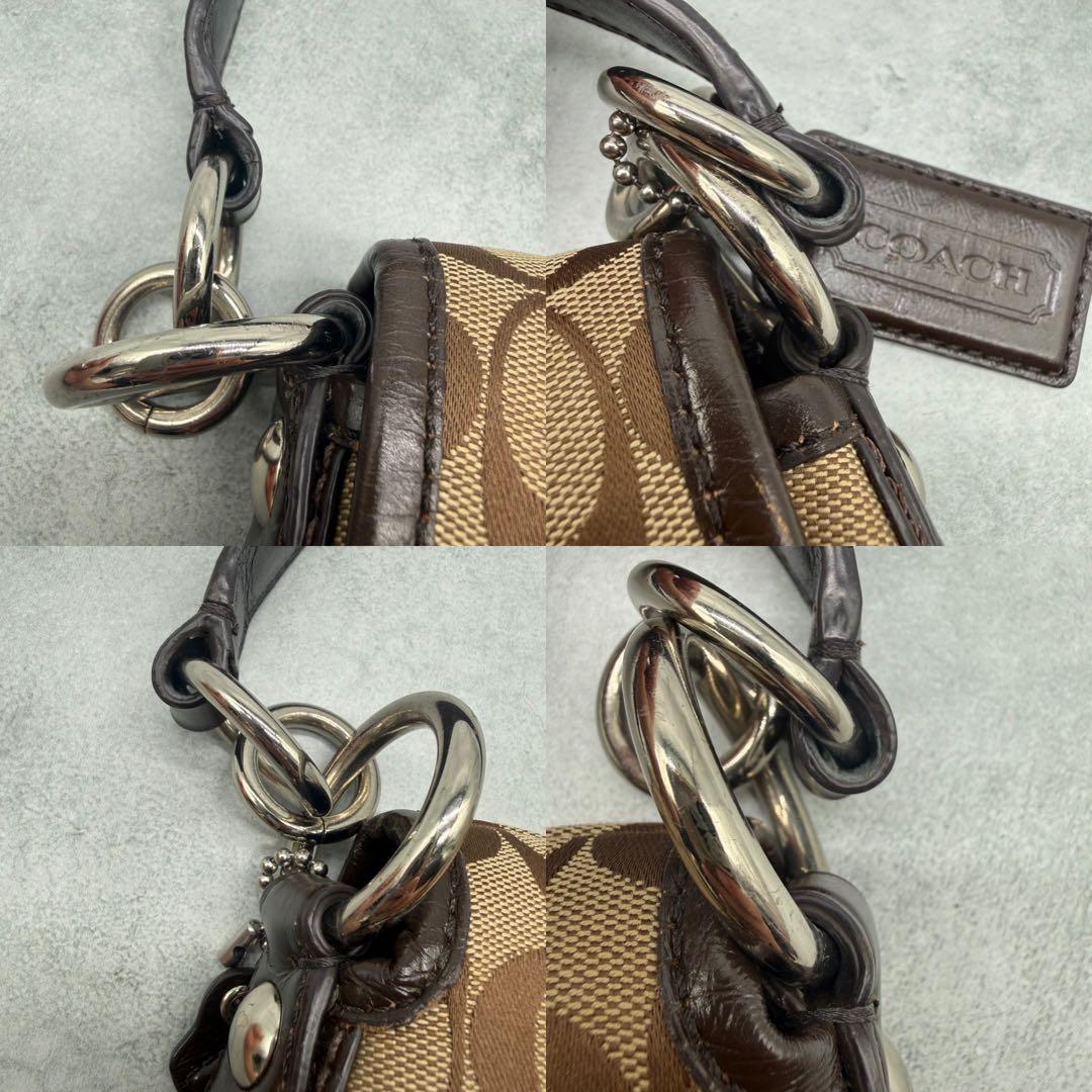 COACH コーチ ワンショルダーバッグ キャンバス ソーホー 肩掛け ブラウン