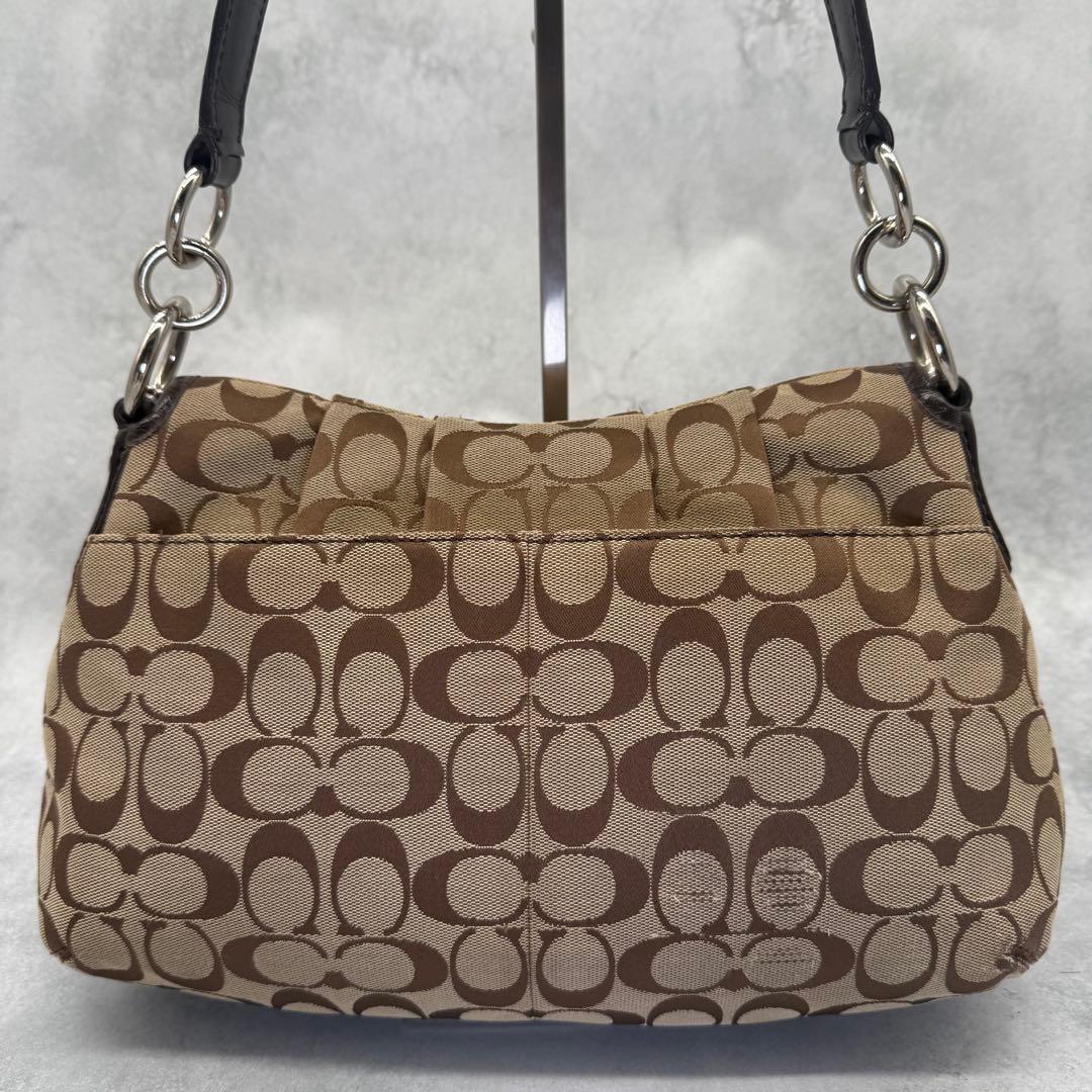 COACH コーチ ワンショルダーバッグ キャンバス ソーホー 肩掛け ブラウン