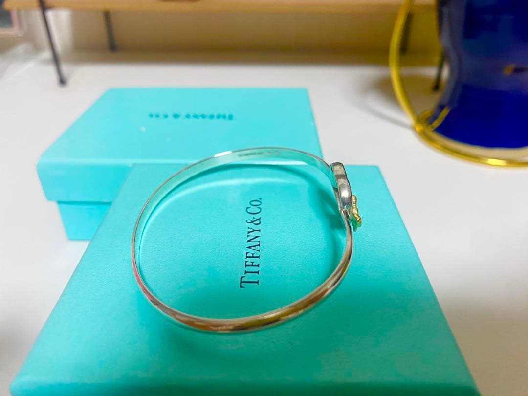 Tiffany&Co ティファニー リボン ハート バングル
