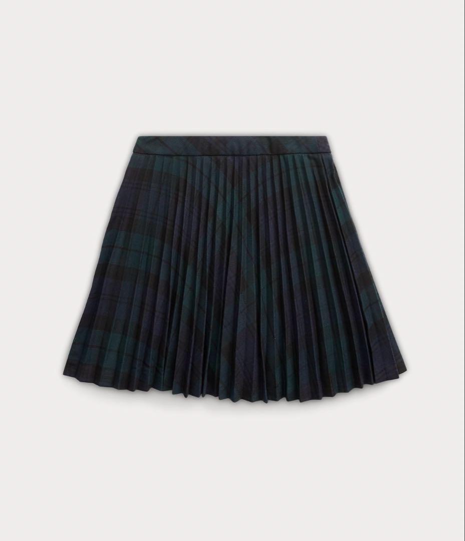 POLO RALPH LAUREN タータン プラッド プリーテッドスカート