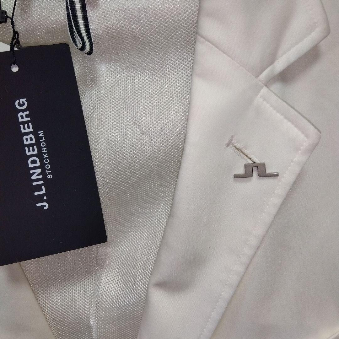 J. Lindeberg ホワイトジャケット 【Ｌ・４８】新品未使用 マーカー付