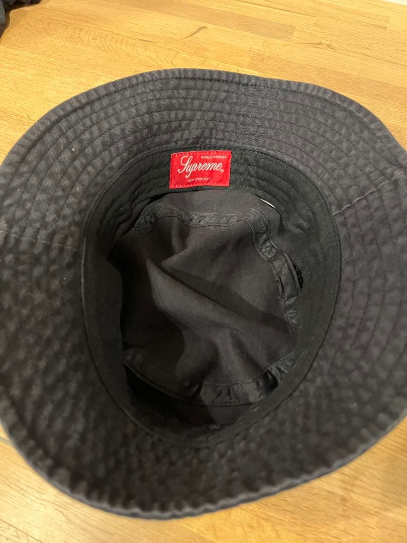 Supreme Outline Crusher シュプリーム ハット 黒S/M