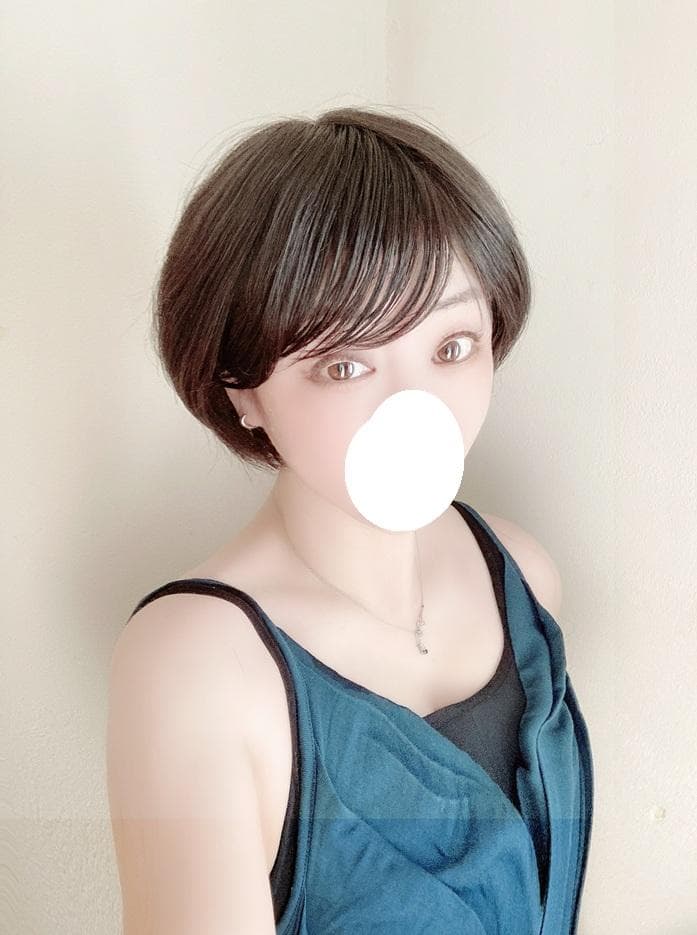 リネアストリア　人毛MIX「天使のブリティッシュショート」M　ブラック