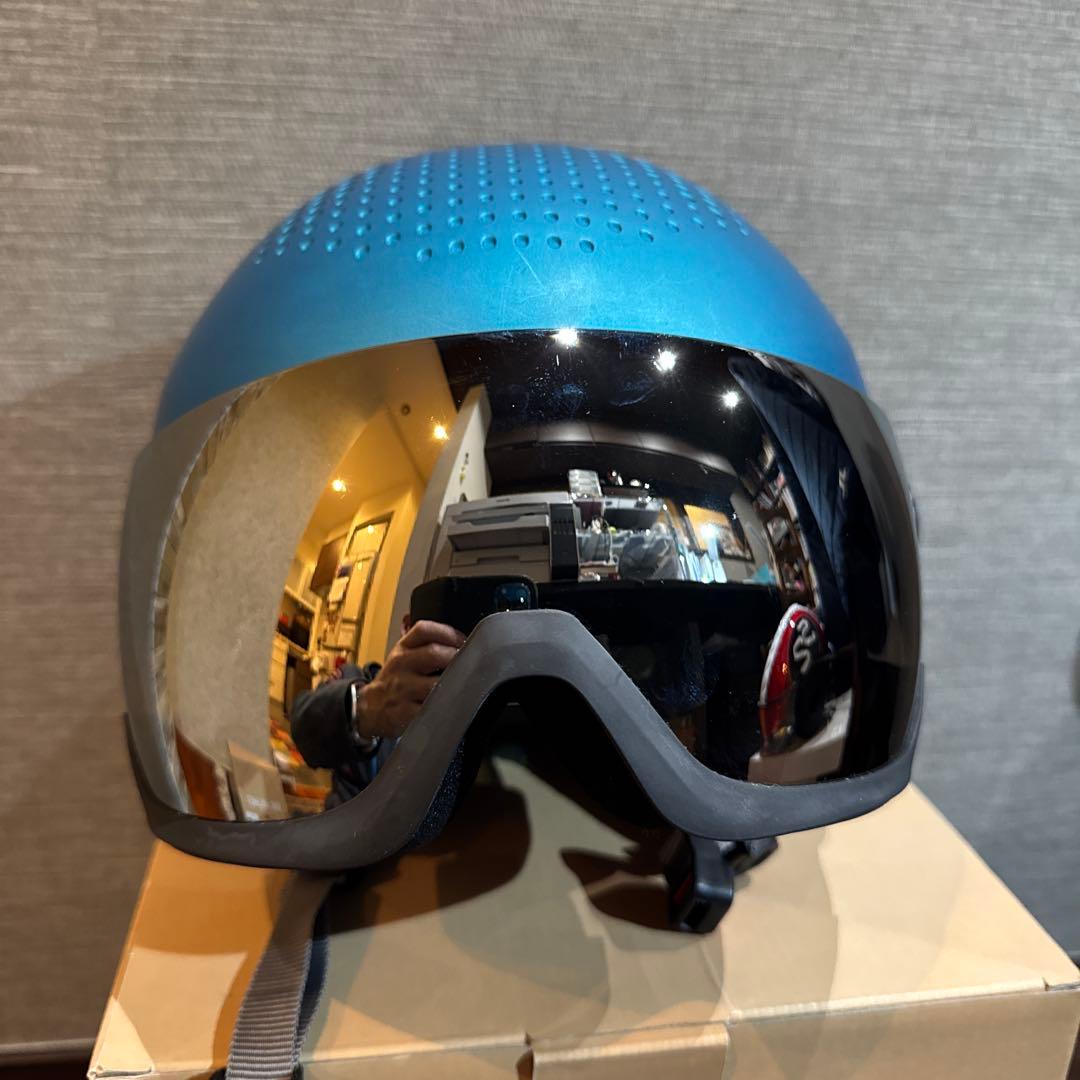 アルピナ　スキーヘルメット　シールド付 ジュニア54-58