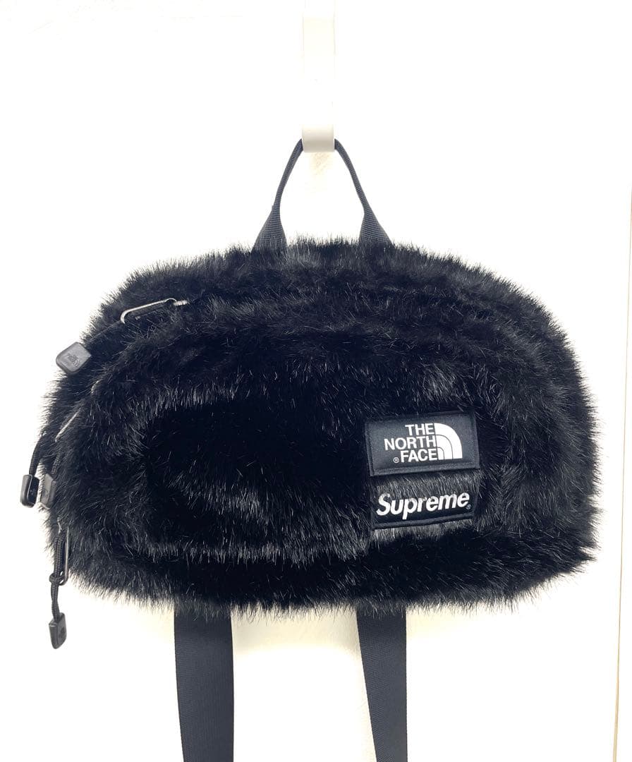 シュプリーム×ザノースフェイス 20AW Faux Fur Waist Bag