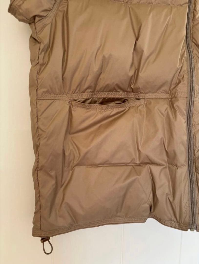 ラート short-sleeved down vest LAATO