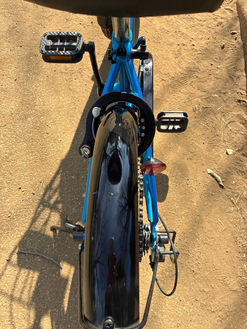 世田谷区直接引渡し限定20インチ　あさひ　ドライド　6段階変速　子供用自転車 青