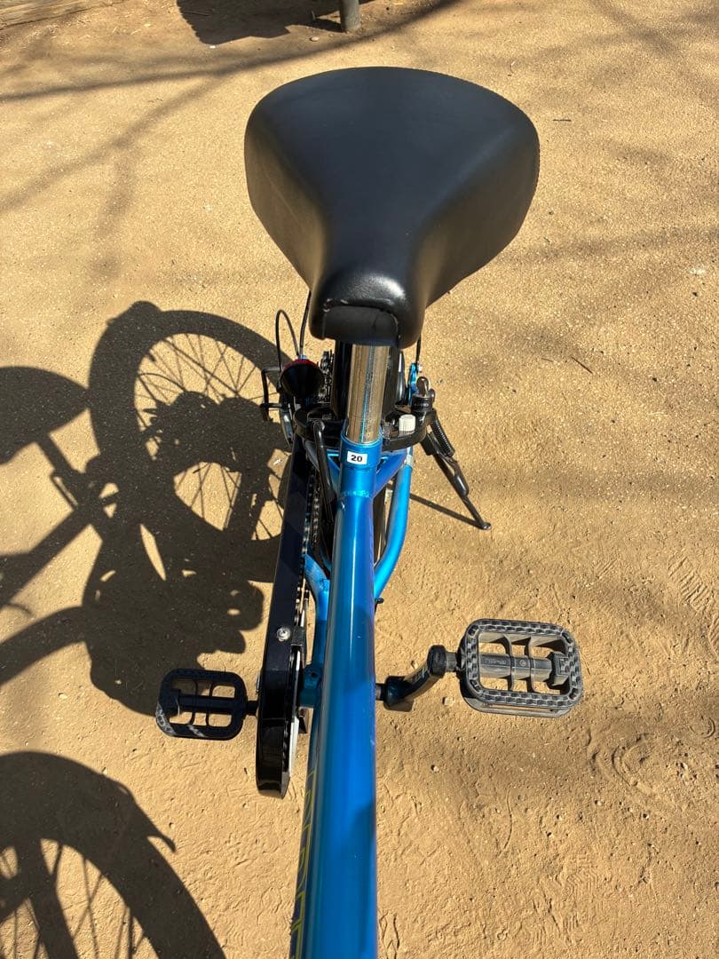 世田谷区直接引渡し限定20インチ　あさひ　ドライド　6段階変速　子供用自転車 青