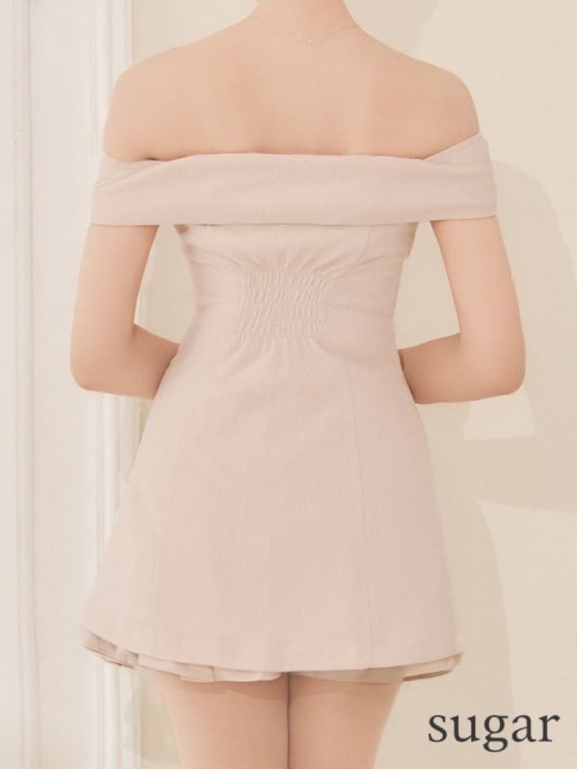 DEA robe de fleurs オフショルダー ナイトドレス