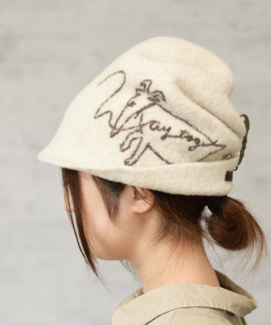 Piece de Lucile 帽子 バスクニットチューリップ レディース