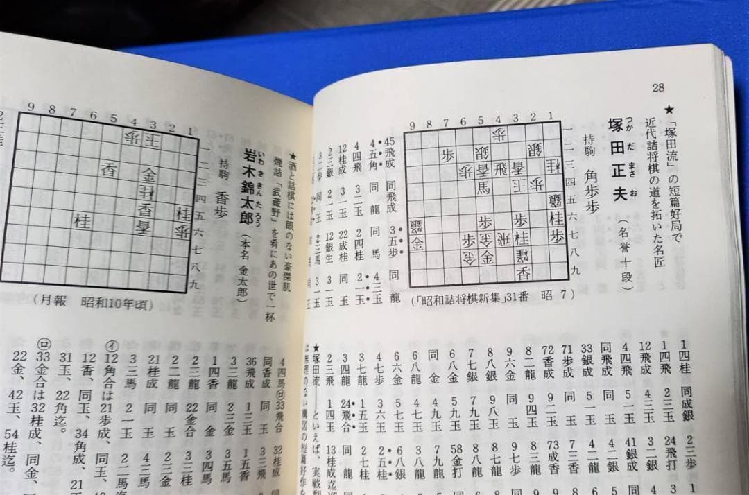 「古今詰将棋三百人一局集」 昭和56年 詰将棋パラダイス社発行 将棋