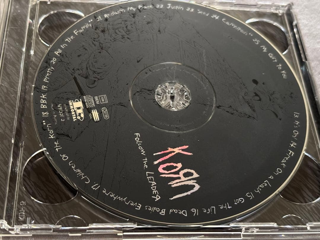 レア　Korn サイン　限定CD コーン Follow the Leader