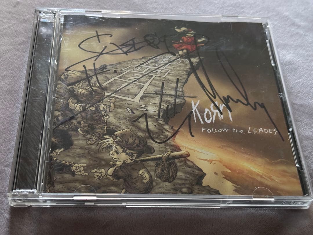 レア　Korn サイン　限定CD コーン Follow the Leader