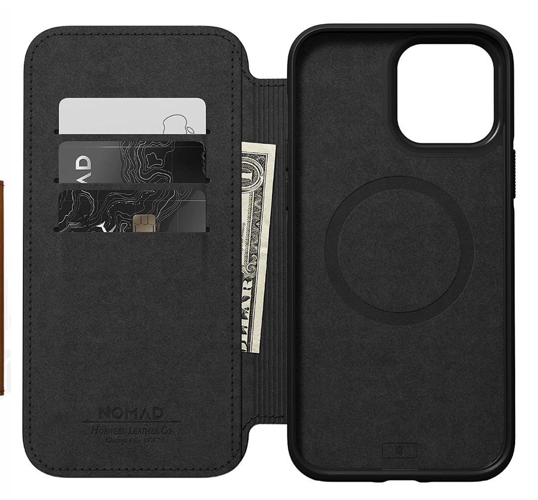 ブラック 手帳型iPhone16 pro ケース NOMAD おまけガラス