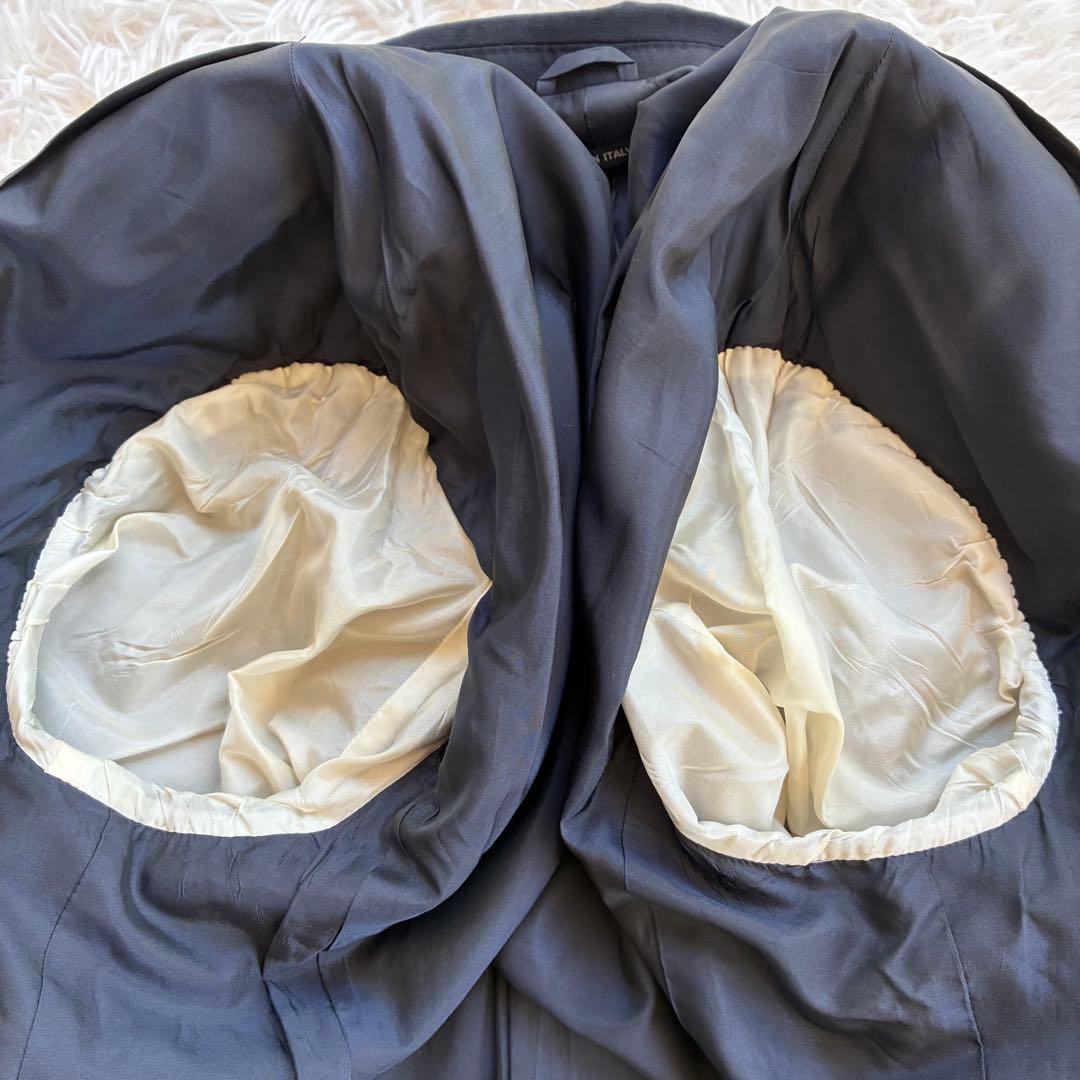 ✨GIORGIO ARMANI✨最高級スーツ 濃紺 XL 黒タグ　ダブルブレスト