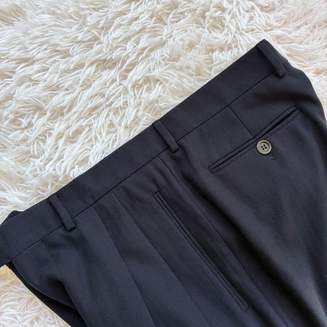 ✨GIORGIO ARMANI✨最高級スーツ 濃紺 XL 黒タグ　ダブルブレスト