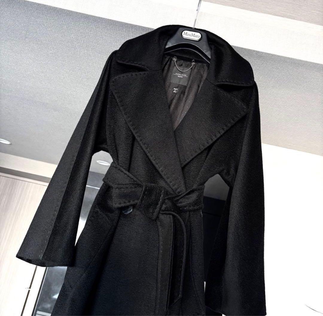 新品同様‼️マックスマーラ 艶感美しい カシミヤコート