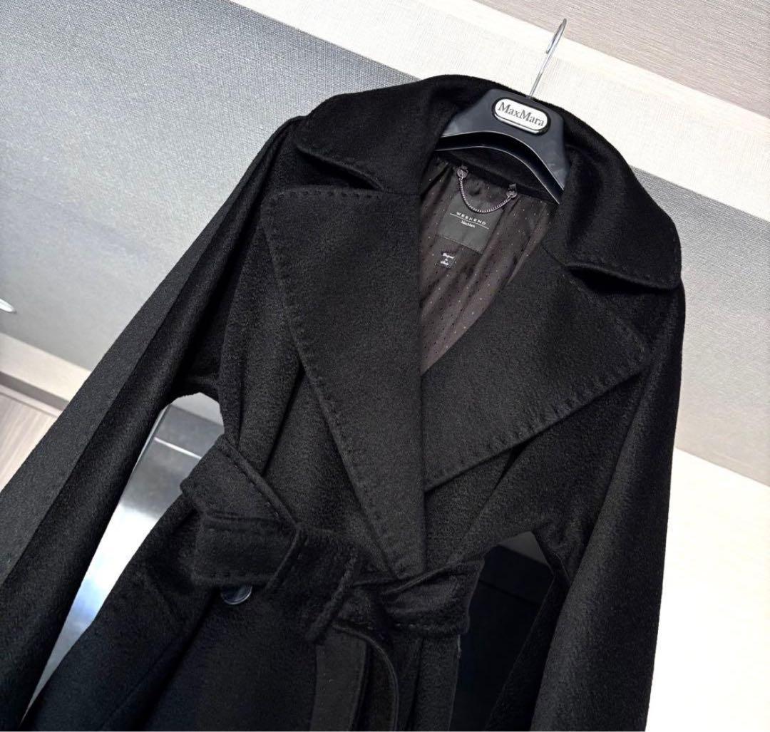 新品同様‼️マックスマーラ 艶感美しい カシミヤコート