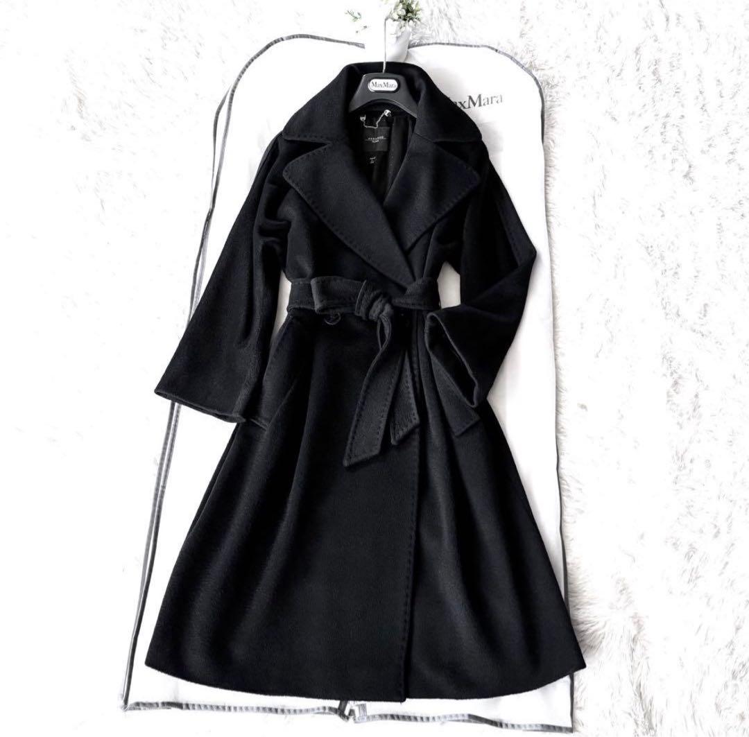 新品同様‼️マックスマーラ 艶感美しい カシミヤコート