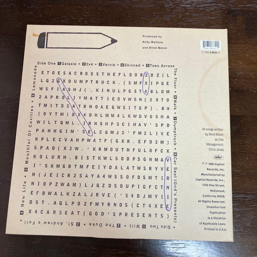 洋楽 SOUP BLIND MELON