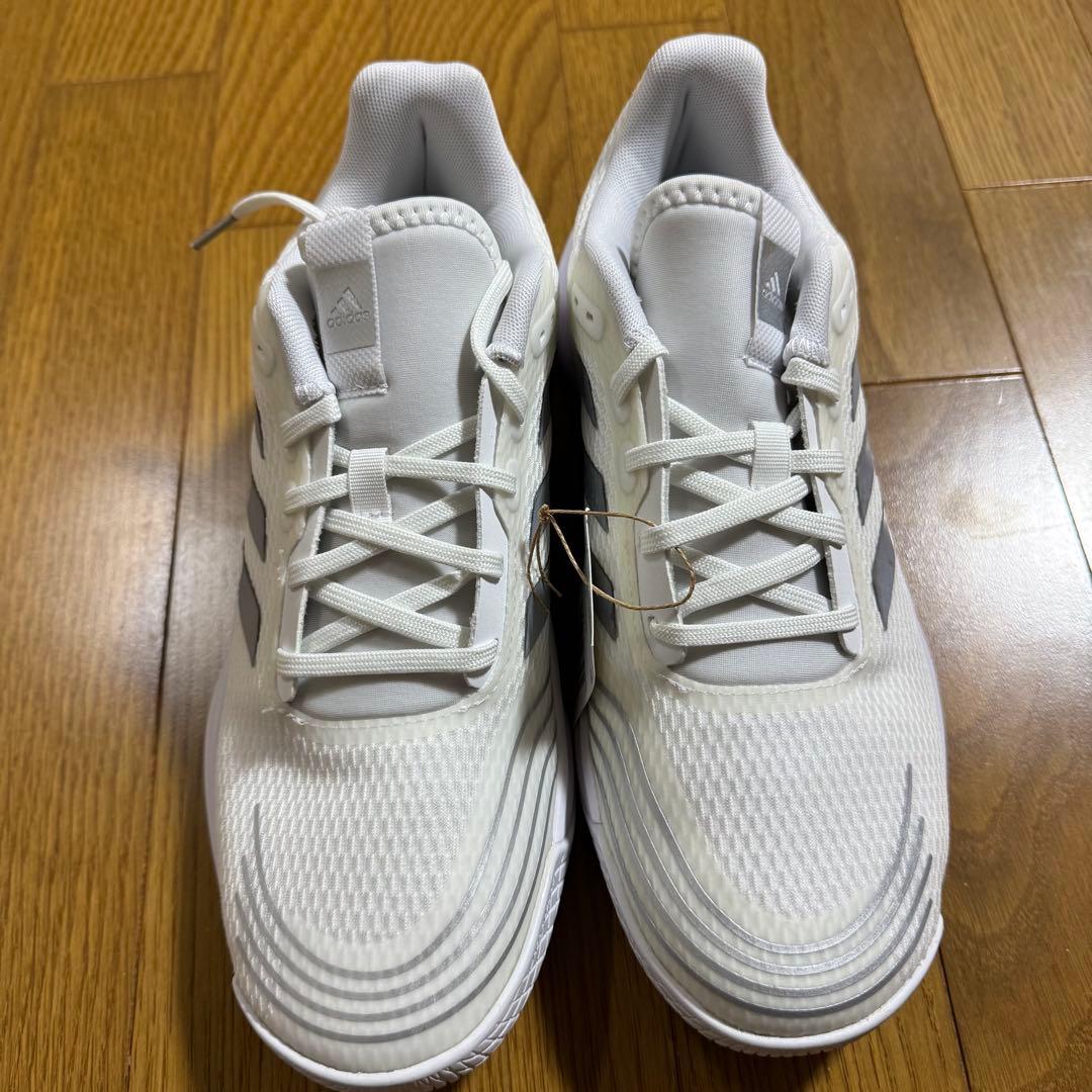 【レディース】adidas バレーボールシューズ ホワイト 26.5㎝