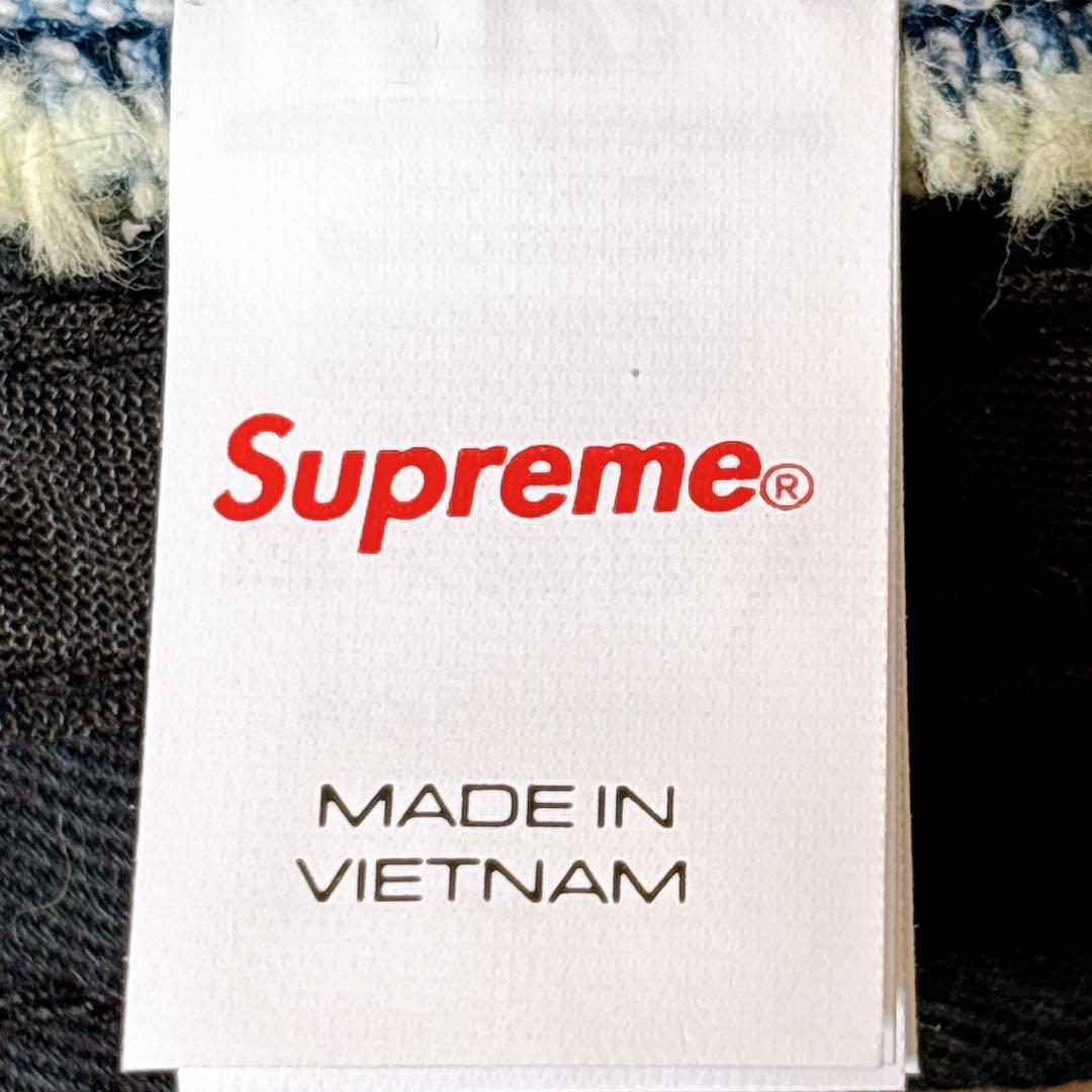 正規品　Supreme バケットハット　帽子　ハット　デニム　水色　エラー品