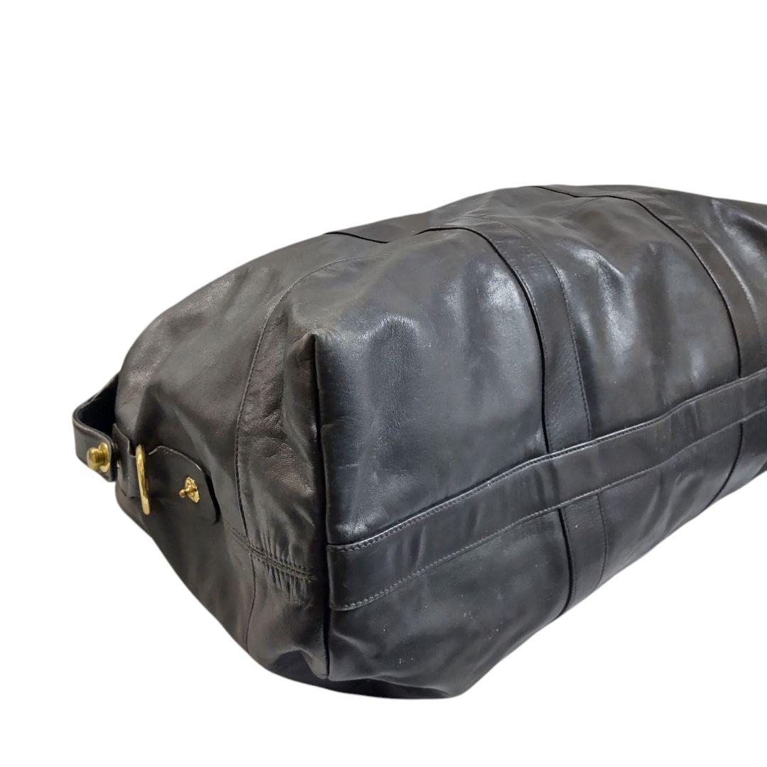 オールドコーチ ボストンバッグ オールレザー COACH ブラック